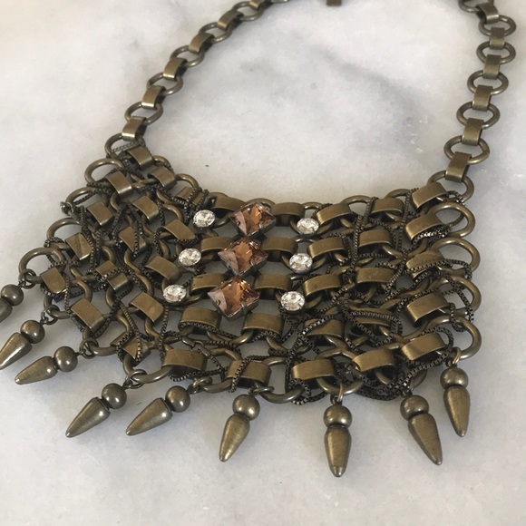 DANNIJO Jewelry - DANNIJO Antiqued Brass Bib